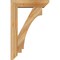 Ekena Millwork Imperial Slat Rough Sawn Bracket w/ Offset Brace, Western Red Cedar, 6"W x 22"D x 34"H BKT0604X22X34IMP06RWR - alternate 4